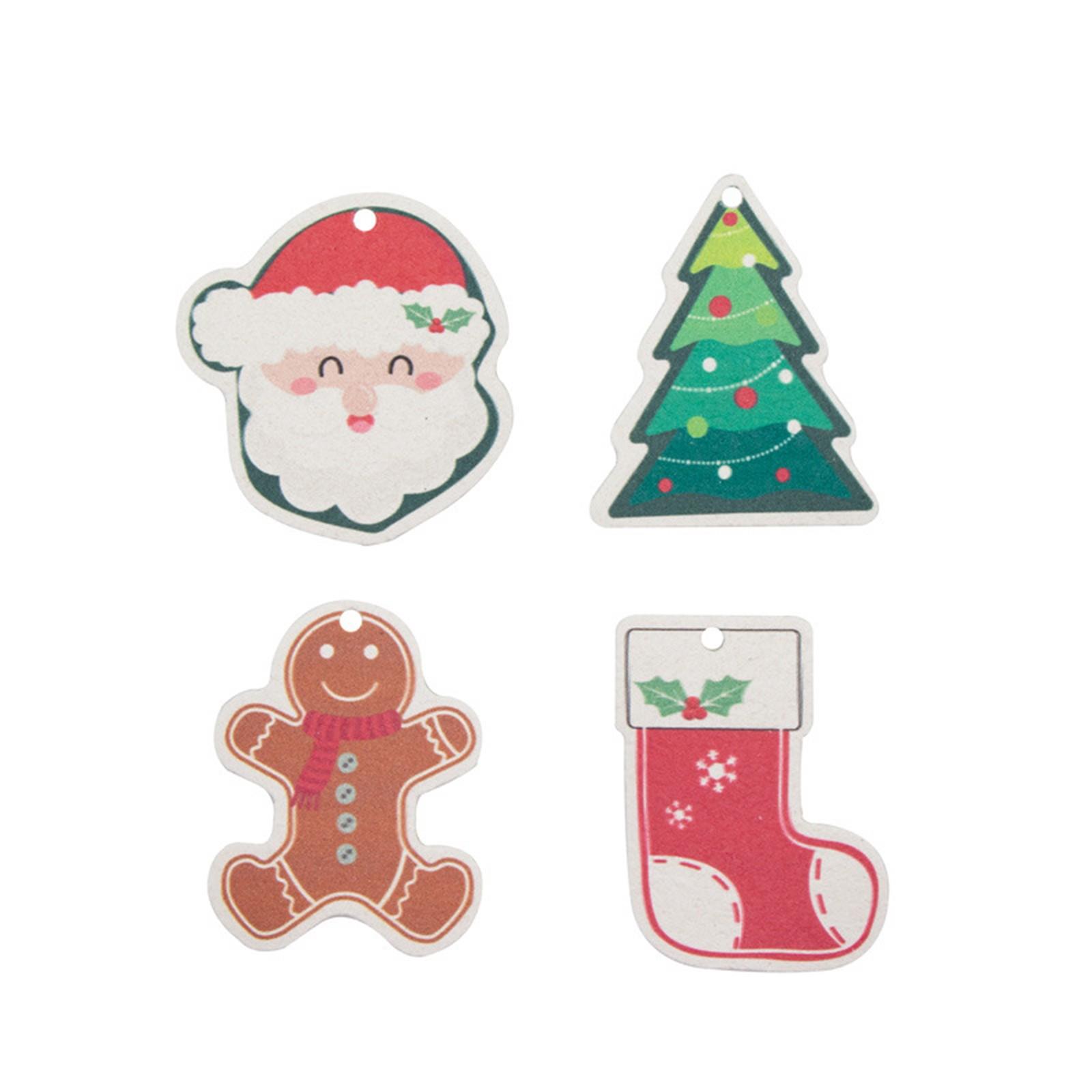 Рождественский принт Древесная масса для мытья посуды Хлопок для чистки кухни — фото 4