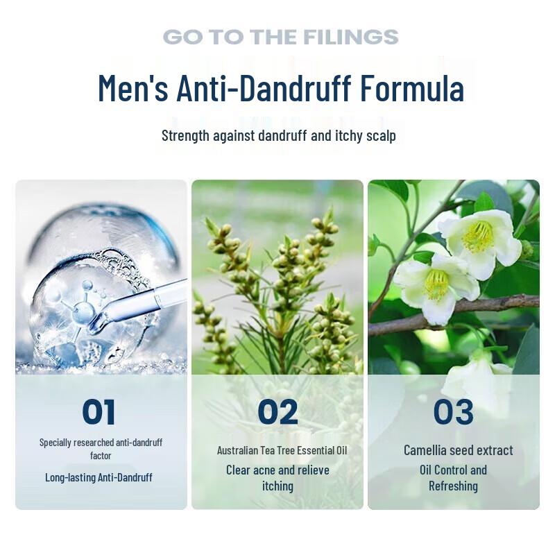 Adolph Men's Tea Tree Anti-Dandruff Shampoo