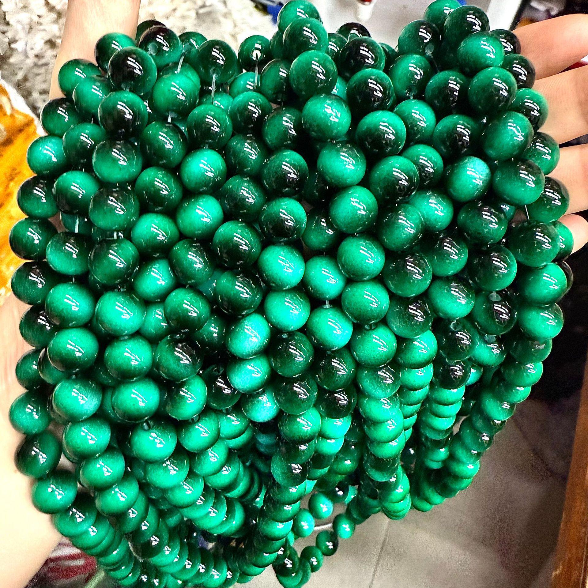 Yellow & Blue Tiger Eye Cat s Eye Beads for Bracelet/Necklace DIY Jewelry Accessories 8mm (approx. 47 beads)