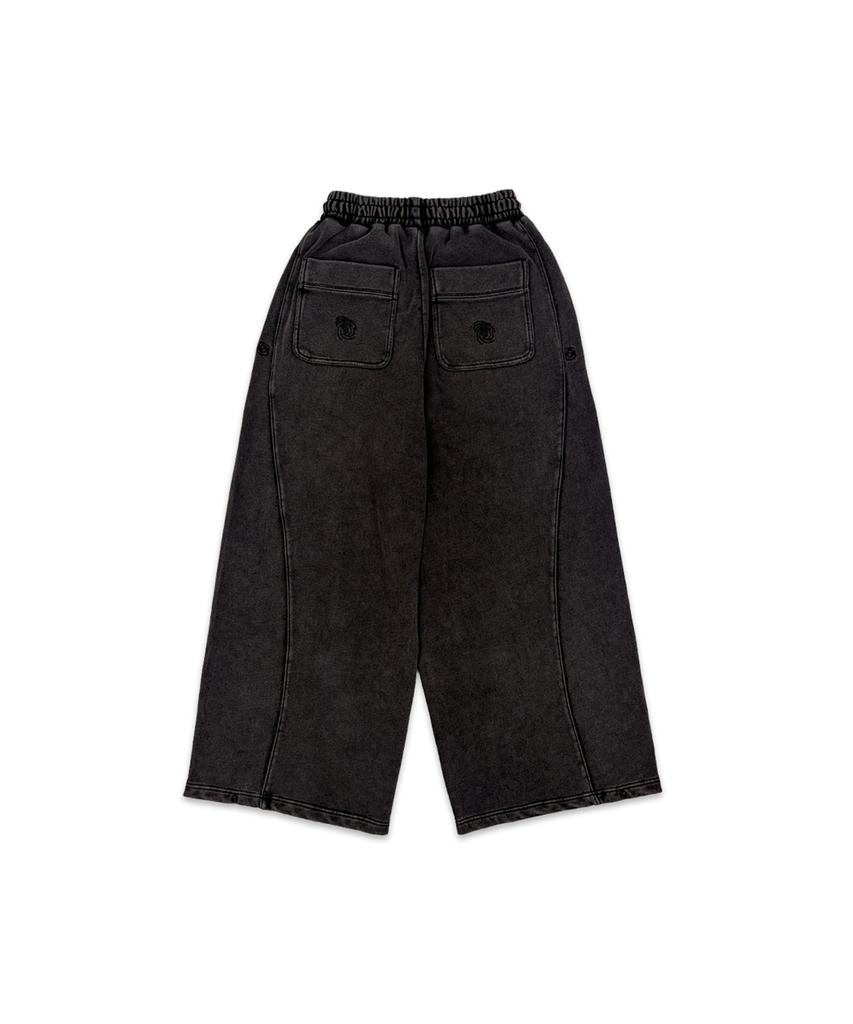 Aejyuttingkeumamaindeu Line Point Vintage Pants_Black
