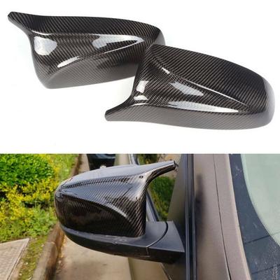 Für BMW X5 X6 E70 E71 2007 2008 2009 2010 2012 2013 M Stil Seitenspiegelkappen Abdeckung ABS Karbonfaser 51167180725+51167180726