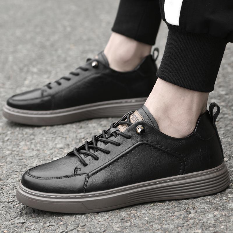 Spring and Autumn Men's Oxford Shoes Lace Up Soft Soled Outdoor Sports Shoes Brand Wear-resistant Genuine Leather Travel Shoes