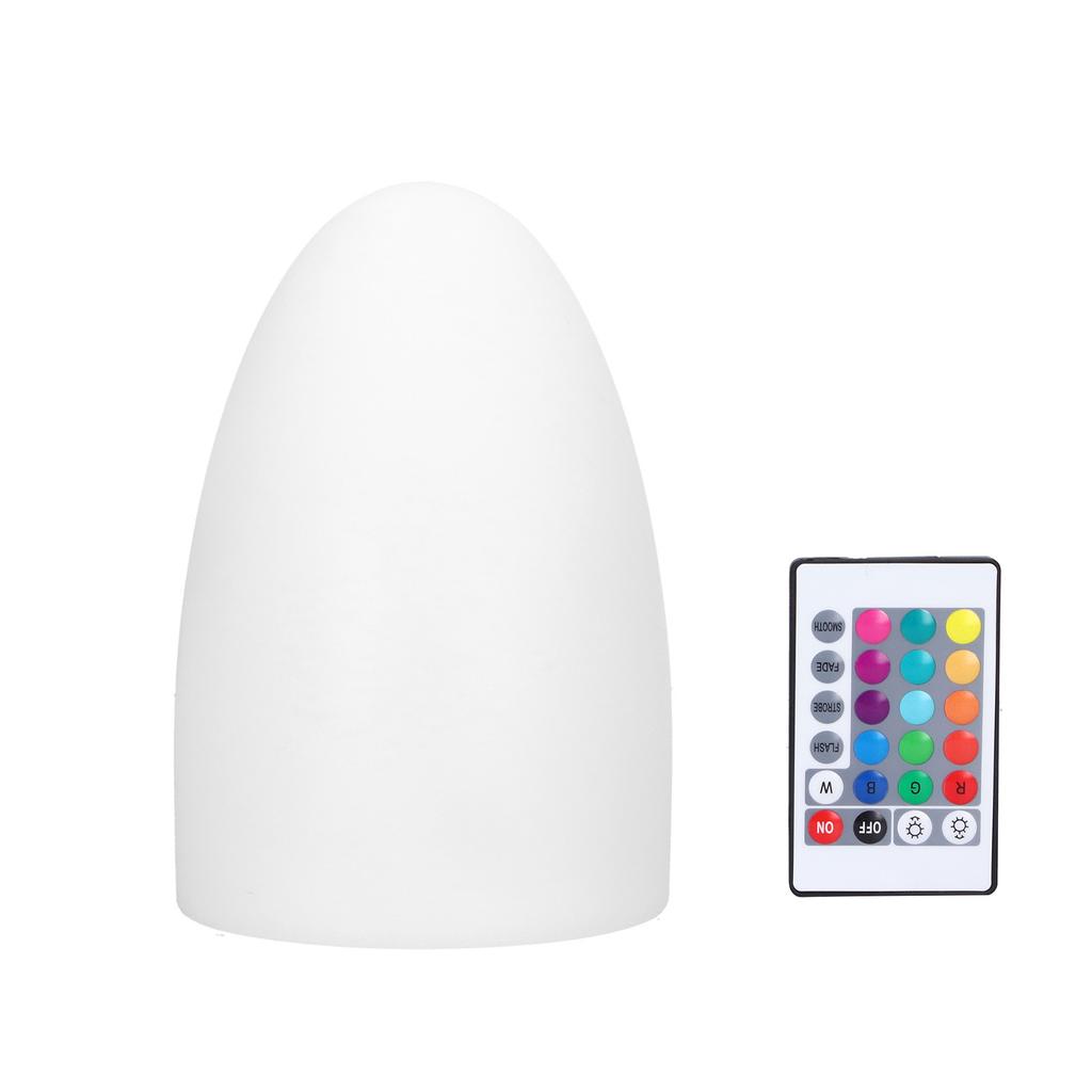 LED Night Light Egg Shaped RGBW Remote Control 16Color Table Lamp for Indoor Home Bar KTV Dining Table