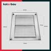 Ventilation Grille - KOTARBAU - 170 X 250 Mm - Plastic - Moisture Resistant - Mosquito Net