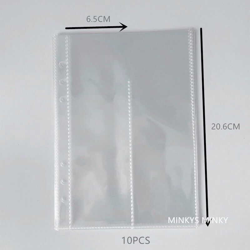 MINKYS Kawaii Candy Color A5 PU Leather Kpop Photocards Collect Book Photo Cards Album Storage Book School Stationery