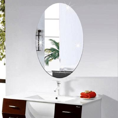 Self-Adhesive Acrylic Mirror Stickers for Makeup, Bathroom, Bedroom, Living Room, and Wardrobe