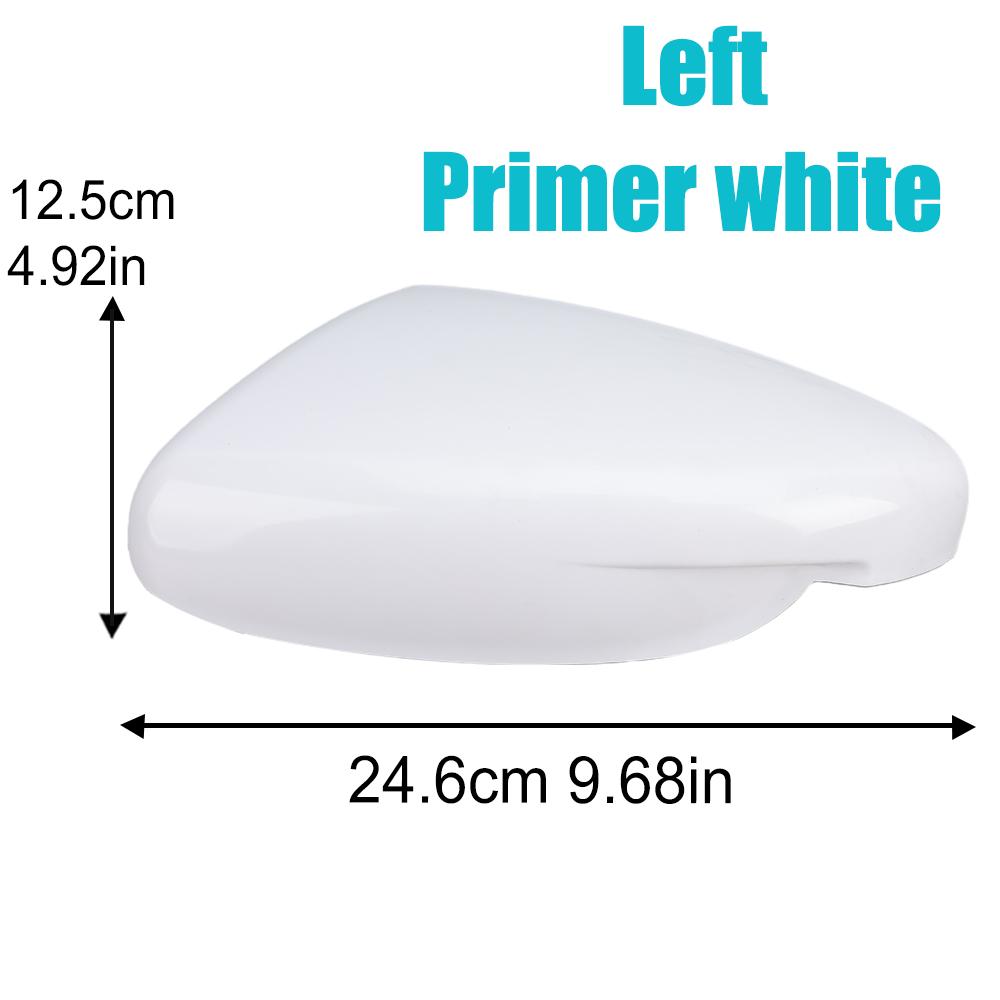 Rearview Mirror Cover Cap For Kia Forte Cerato K3 2012 2013 2014-2018 Black With Buckle Side Mirror Cover Cap Car Accessories 1pc Left Primer