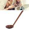 5Pcs Wooden Spoons Sturdy Handle Hand Polished Smoother Light Weight Japanese Tortoise   Spoon for Restaurant Gifts