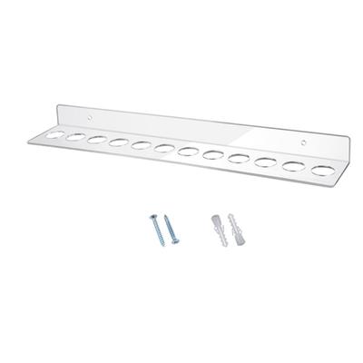 Clear Acrylic 12 Slot Scissor Rack Wall Mounted Organizers Tool Storage Solution for Home Office Studio Daily Use