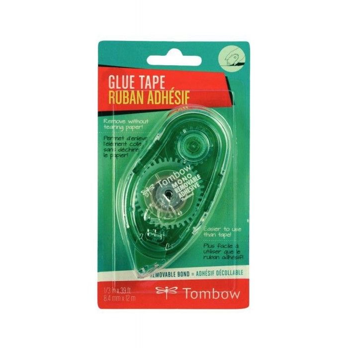 Dévidoir de colle repositionnable rechargeable 8,4 mm x 16 m TOMBOW