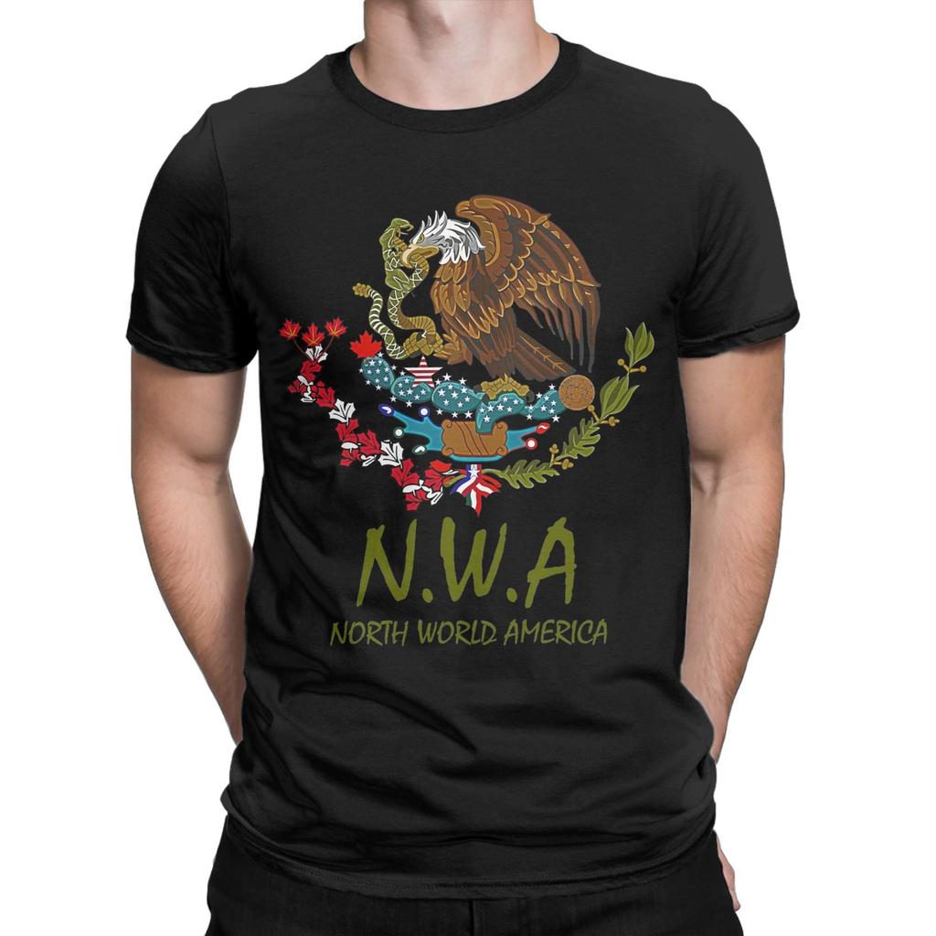 NWA North World America T Shirt Summer  Cotton TShirts For Men Trendy Cool Pattern Tshirt ShortSleeve Classic Top Tees
