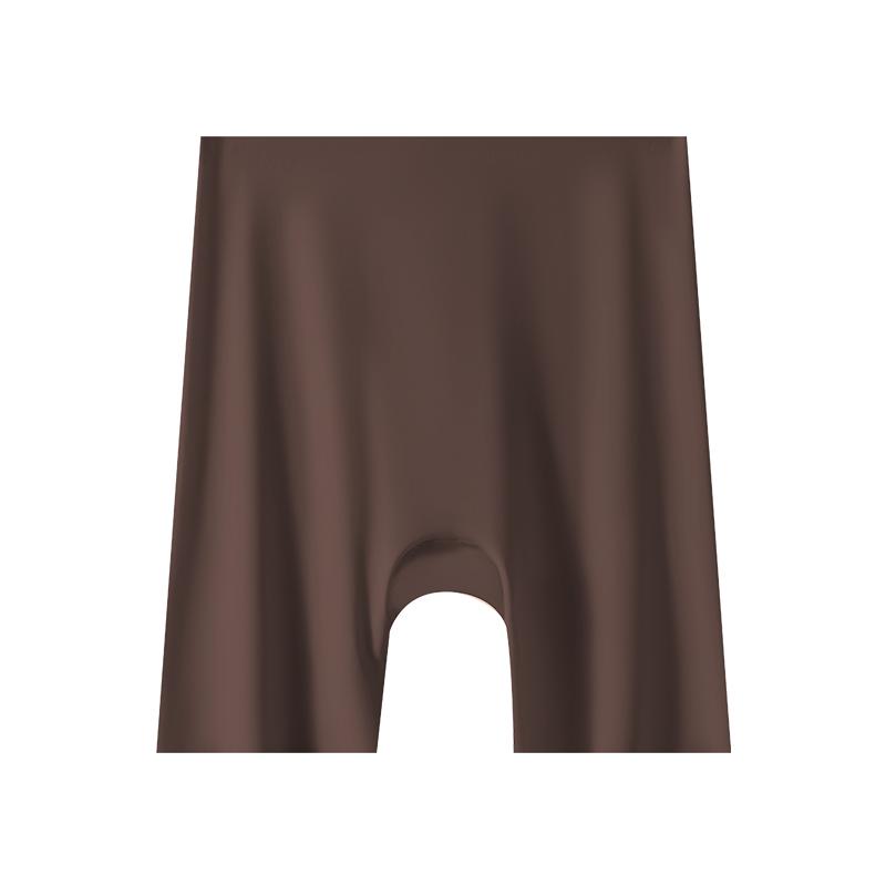 

Бесшовные защитные шорты Летние женские больших размеров Боксеры Женские Защитные шорты от натирания Шорты Трусики С высокой талией Нижнее белье M-5XL 4XL кофейный