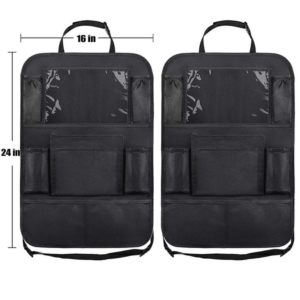 Multi-Functional Car Seat Back Organizer - Oxford Cloth Anti-Kick Hanging Storage Bag