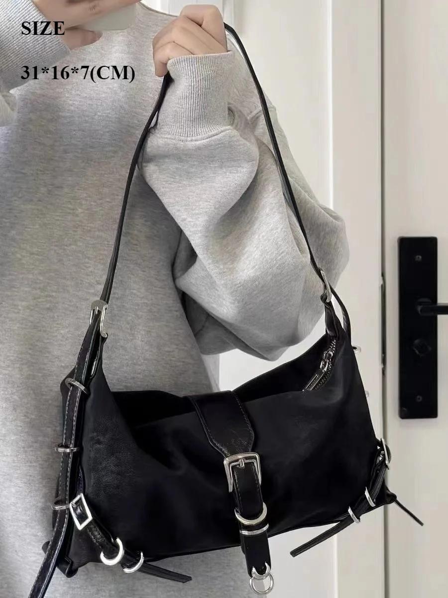 

Richme Punk Bolso Mujer Fashion Trend Design Chains Crossbody Shoulder Bags Harajuku Y2k PU Individuality Ladies Bags