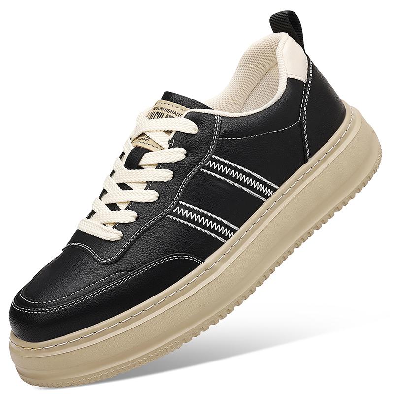 

Hot Casual men s board shoes Luxury designer Trendy style Daily leisure sports and walking High quality youth shoes Thick soled 44