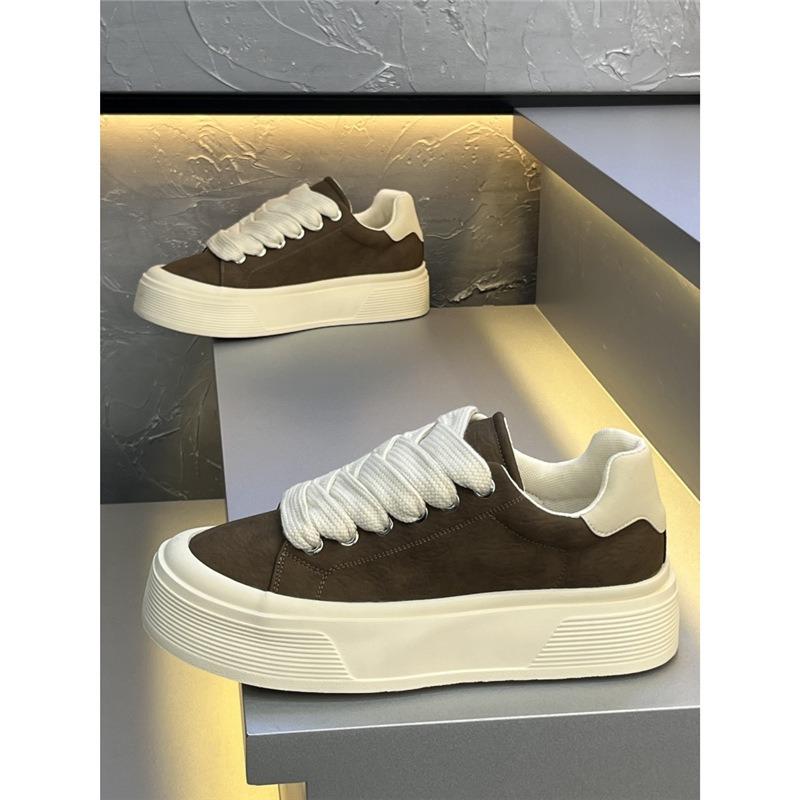 Men's shoes, autumn low-top leather comfortable sneakers soft-soled breathable versatile casual shoes xlz