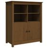 821515 vidaXL Buffet Honey Brown 83x41.5x100 Cm Solid Pine Wood