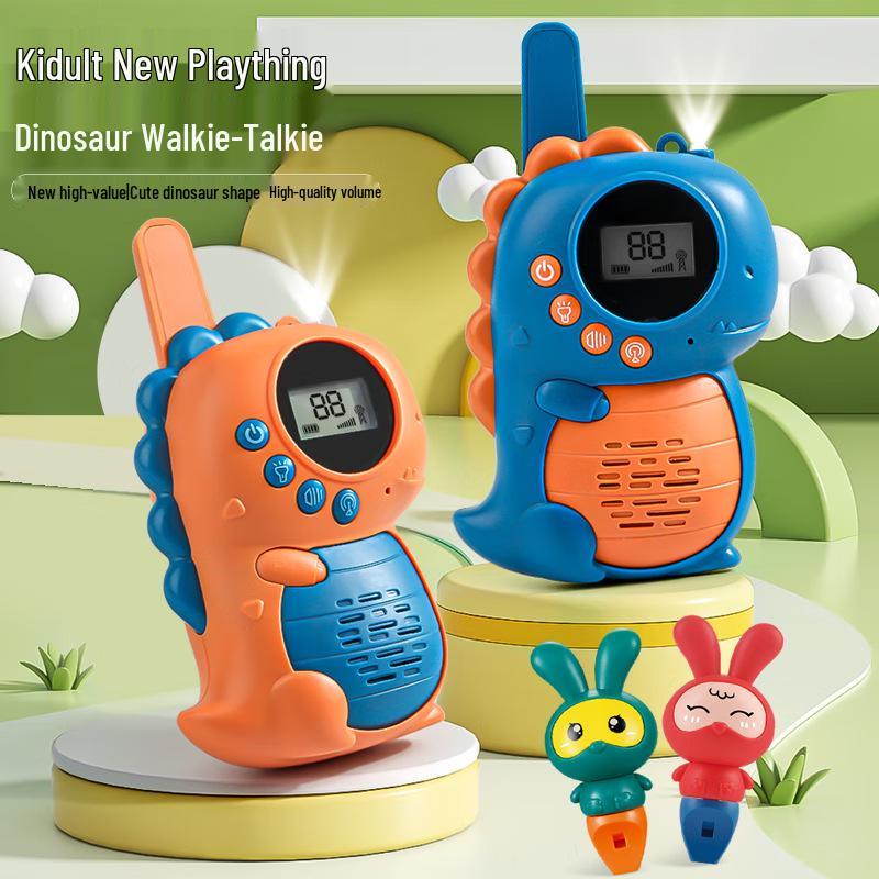 

Parent-Child Dinosaur Walkie-Talkie Toy - Social Interaction for Kids оранжевый