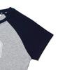 LEE Women Raglan Typo T-Shirt Gray
