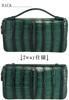 Green Crocodile Leather Long Wallet Leather Wallet Second Bag Wallet Bag Integrated Handle Double Zipper Genuine Leather Large Capacity