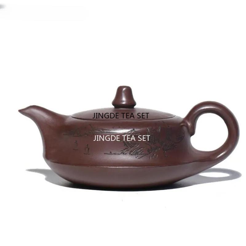160ml Yixing purple clay teapot original ore purple clay handmade beauty tea pot chinese tea pot