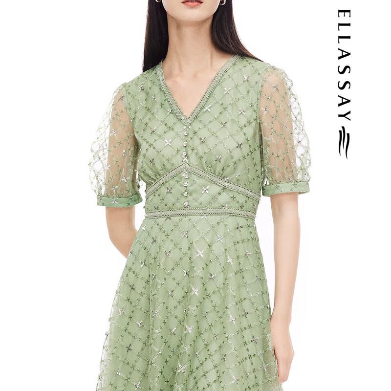 ELLASSAY French Sweet High-End Dress EWE332Y03300