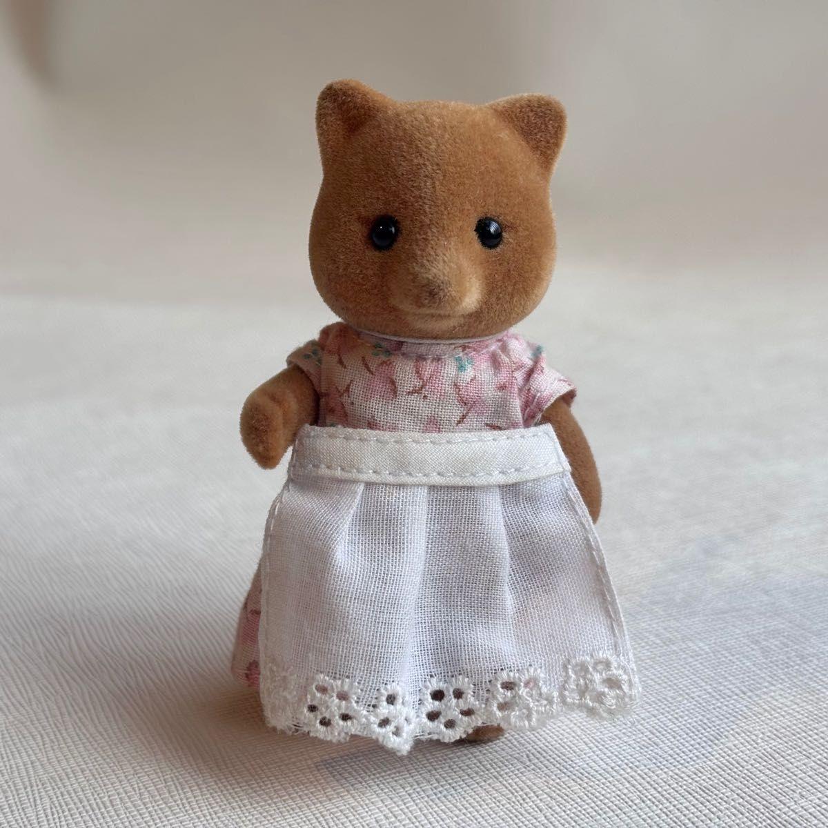 Used Sylvanian Families Early Fox Mother Fox Family Discontinued Item Original Item Rare Rare