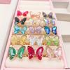 16 Colors Crystal Butterfly Ring Fashion Popular Women's Party Jewelry Charm Adjustable Ring Best Friend Gift Wedding Gift