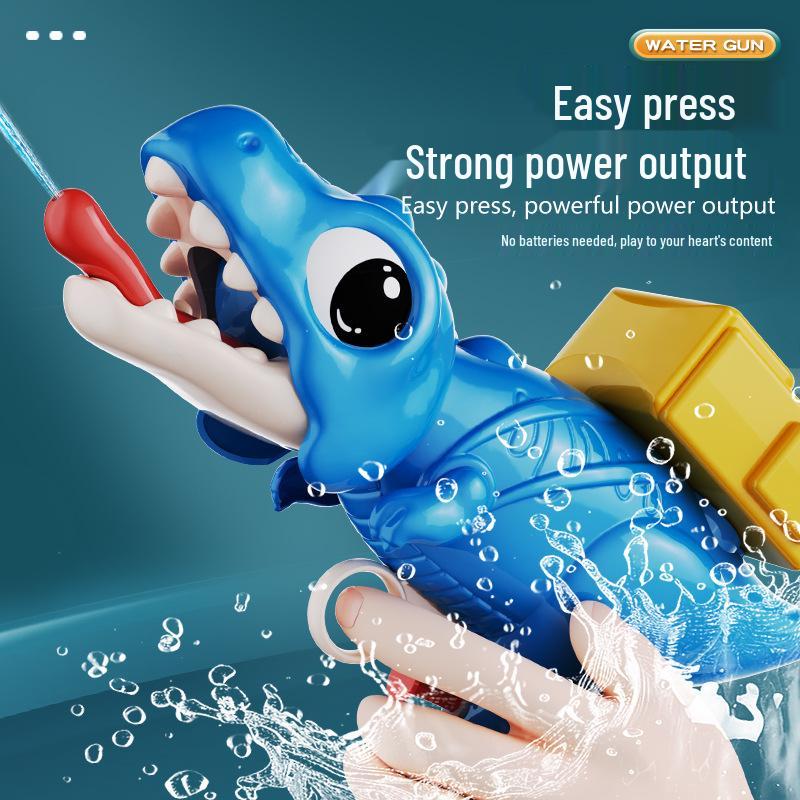 Dinosaur-Shaped Leak-Proof Water Gun for Kids - Summer Outdoor Splash Toy