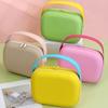 Handle Wash Storage Bag Candy Color Portable Tote Bag Simple Make Up Pouch Bag  Bathroom