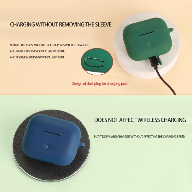 Flexible Earphone Protective Case Shockproof Shell Washable Housing Antidust Sleeve Prevents Entry Of Dirt for Buds Clip