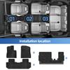 Smabee Left Drive for BYD Tang L/Atto 8/Sealion 8 2025 2026 7Seater (not Fit Refrigerator Model) Car TPE Floor Mats Accessories