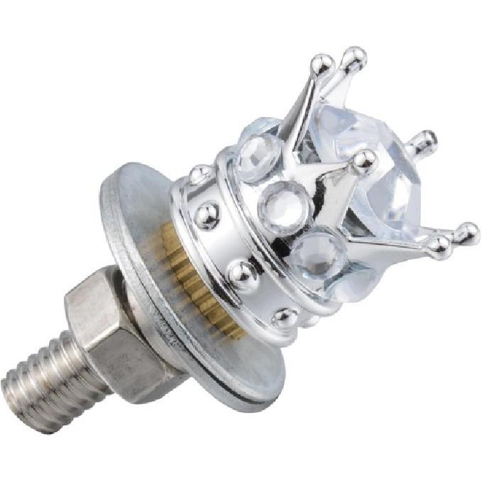 License Plate Screws Fastener Bling Mounting License Plate Bolts Silver