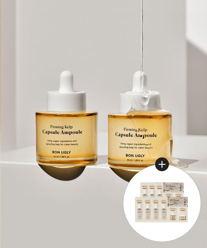 Firming Kelp Capsule Ampoule 50ml (2 pieces) + Free Gift of 7 Firming Kelp 3-Piece Set (1.5ml x 3)