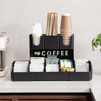 Adjustable Retractable Paper Cup Holder Plastic Cup Straw Storage Rack Cup Dispenser  for Home