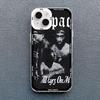 Rapper 2pac Singer Tupac Phone Case for iPhone 17 16 15 14 13 12 11 Pro Max Mini SE 7 8 Plus Air Shockproof Transparent Cover