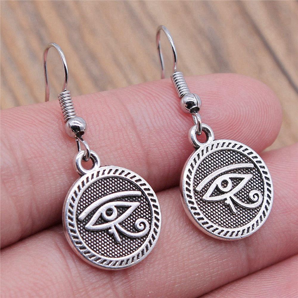 Trendy and Elegant Evil Eye Hand Talisman Amulet Drop Earrings Lucky Graduation Gift for Date Nights