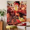 HHelluva Boss Colorful Tapestry Wall Hanging Home Decoration hippie bohemian decoration divination Wall Art Decor