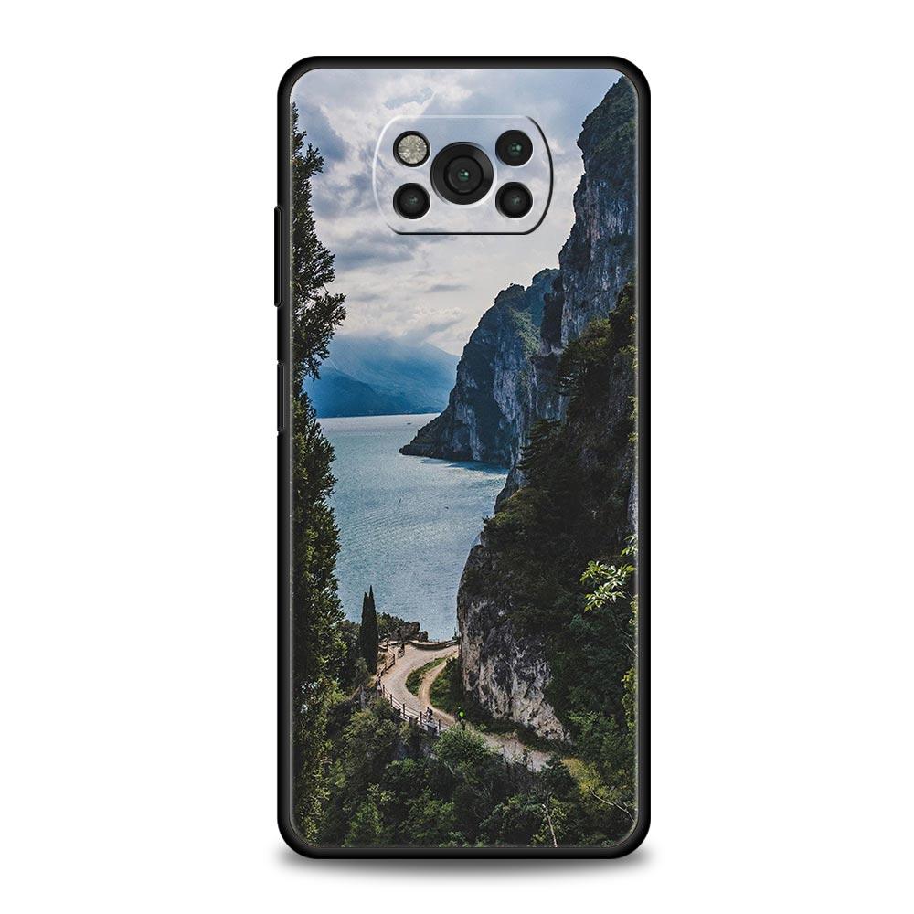 Forest Beach Sunrise Nature Phone Case For Xiaomi Poco X3 NFC M3 F3 F4 M4 X4 Mi Note 12T 12 Pro 10 11 Lite 10T 5G 11T 9T Cover