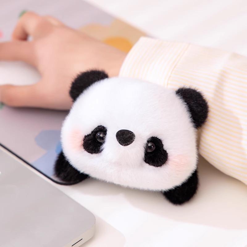 Palm Plush Toy Desktop Wrist Pad Doll Table with Doll Mouse Wrist Wrist Treasure