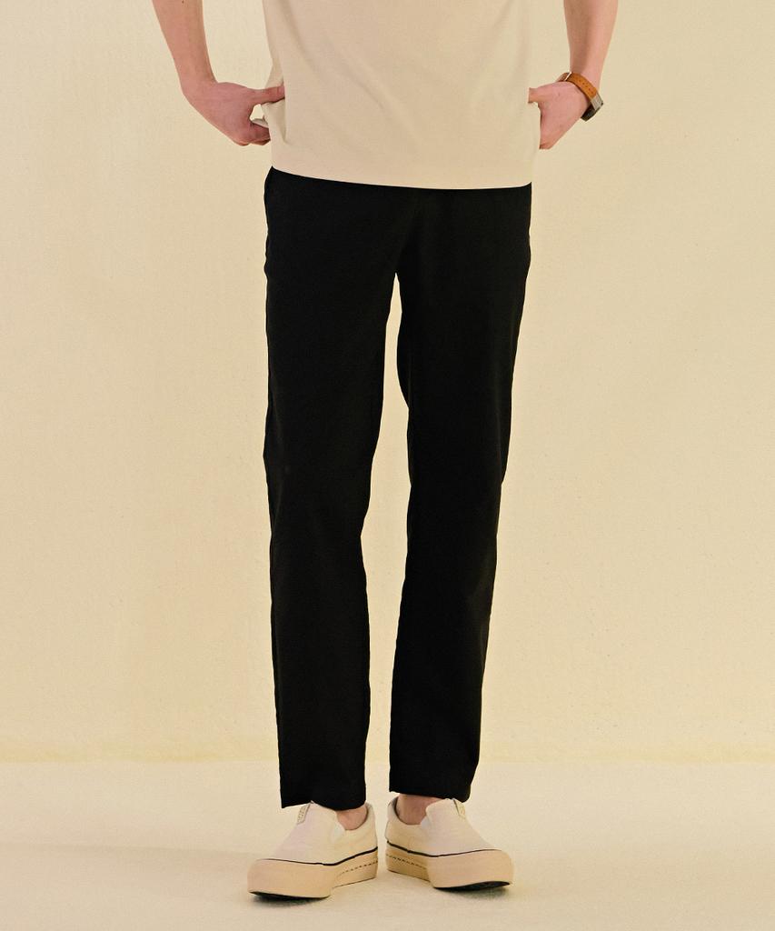 CHASECULT Men'S Linen-Like Full Elastic Waist Pants-Dbrk2222C03