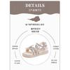 Soft Sole Fashion Girls Sandals Summer New Little Girls Princess Shoes Versatile Flat Beach Shoes Crystal Shoes