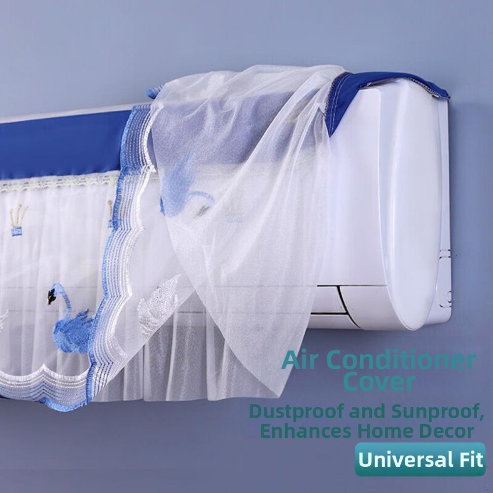 Windproof Air Conditioner Dust Cover Mesh Transparent AC Covers Isolation Cover  Household