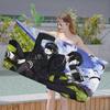 Manga Series Black Butlers Microfiber Printed Beach Towel Mountain Climbing Yoga Beach Swimming Running Absorbent Soft Towel