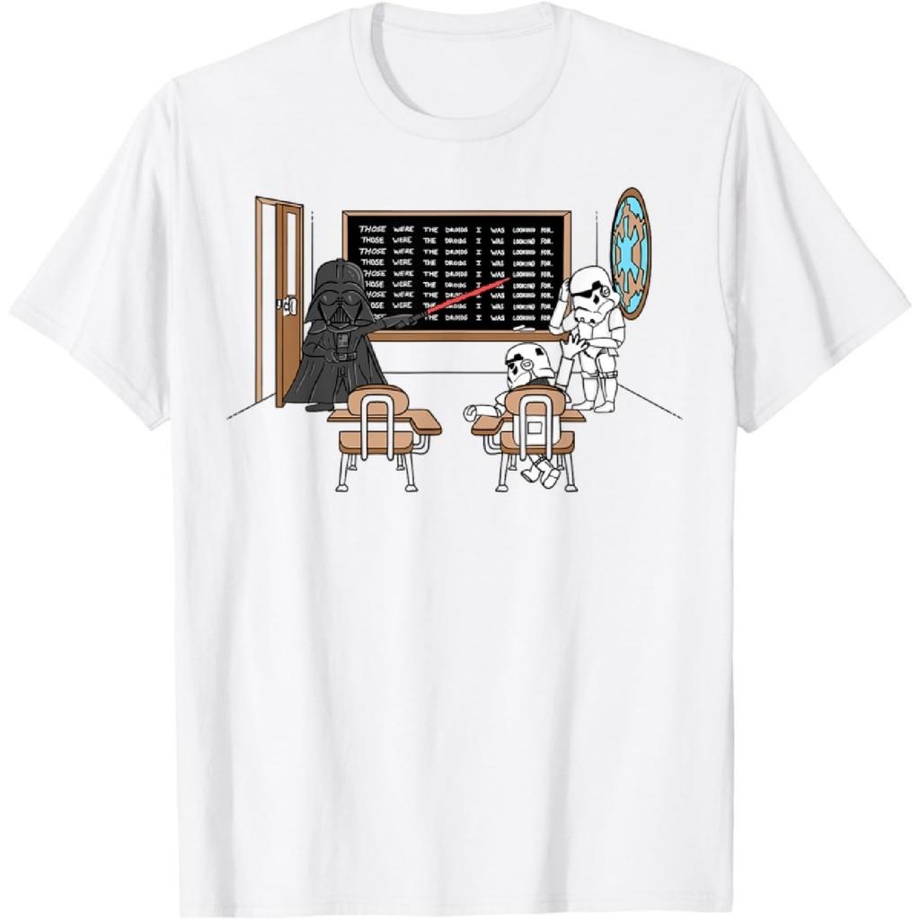 Star Wars Darth Vader Those Were The Droids Classroom Doodle T-Shirt
