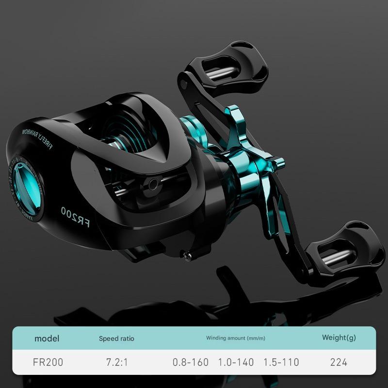 Mavllos 7.2 High Speed Ratio 8KG Strong Brake Anti-explosion Line Unloading Alarm Special Long-distance Casting Reel for Perch/horse Mouth/croaker