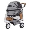 AIRBUGGY DOME3 LARGE Dedicated Rain Cover AD2856 Clear Weather Shield for Pet Stroller Windproof Dustproof Waterproof Front Opening