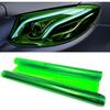 Car Taillight Headlight Fog Light Light Self-Adhesive Tint Film, 12×48 Inches Vinyl Protector Color Shiny Sticker Film, Auto Modification Cover For