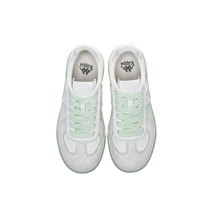 Kappa Back To Back Fashion Fresh Trendy Color Block Height Increasing Four Centimeters Non-Slip Wear-Resistant Low-Top Skate Shoes K0E25CC64J-012A