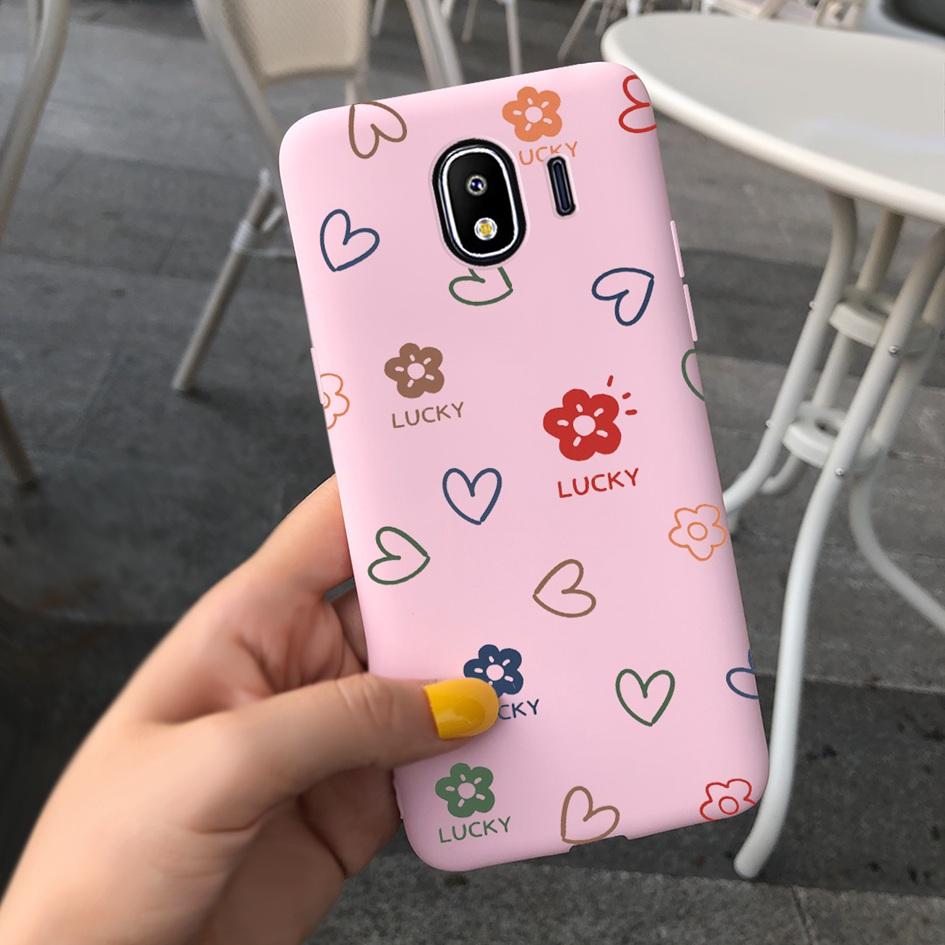 For Samsung Galaxy J4 J6 2018 EU Case SM-J400F J600F Lovely Cartoon Protective Skin Cover For Samsung J4 2018 J 4 J 6 Soft Coque